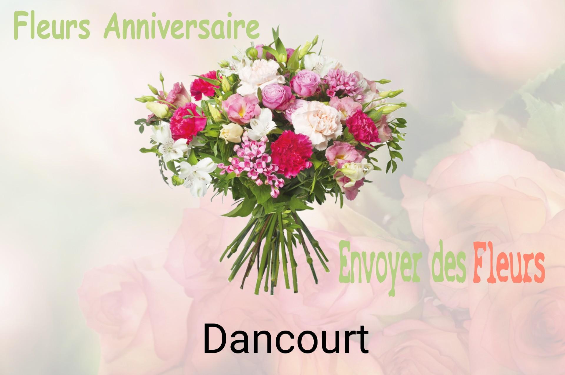 Bouquet de fleurs d’anniversaire livré à Dancourt