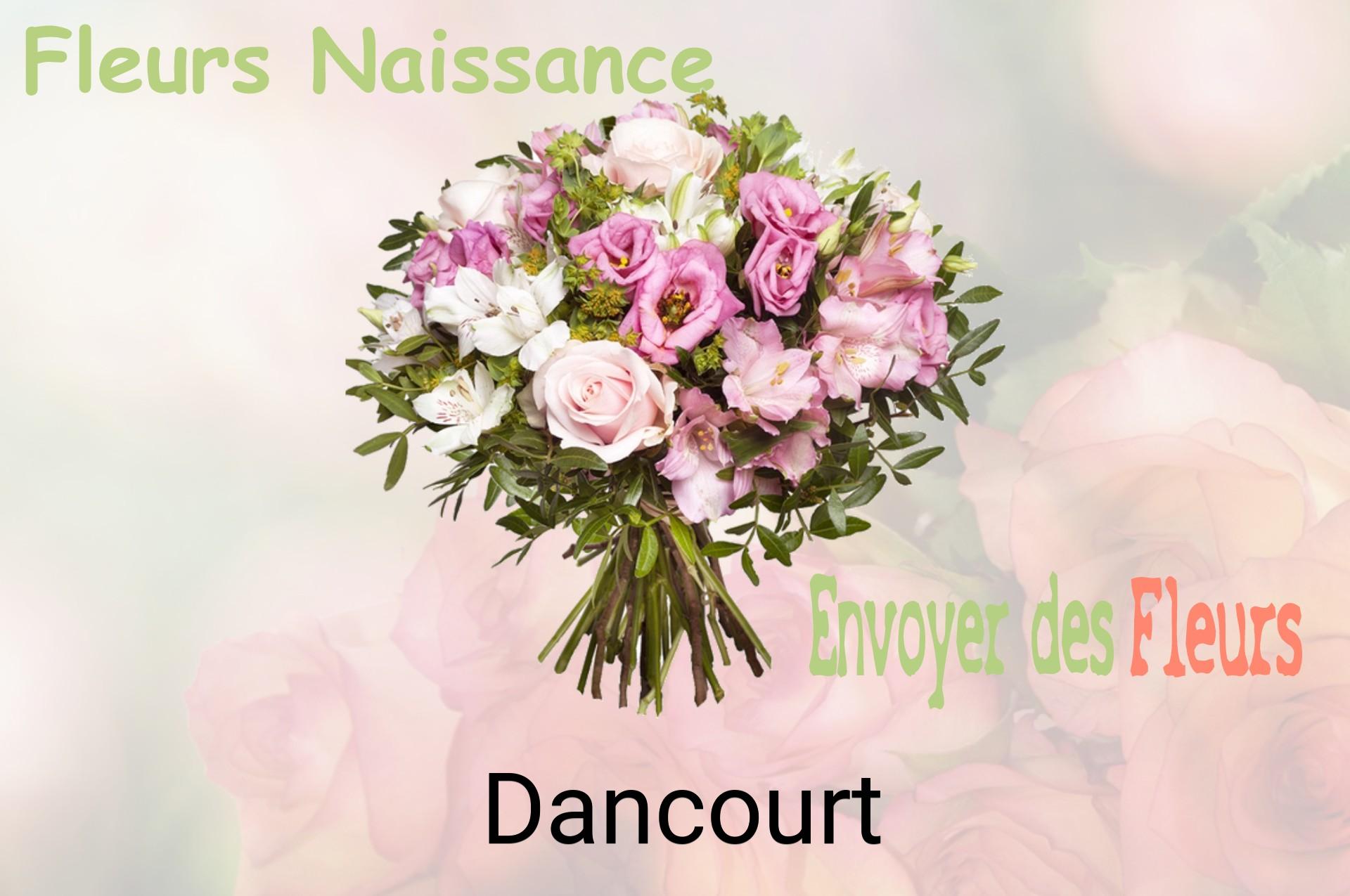 Bouquet de fleurs de naissance livré à Dancourt